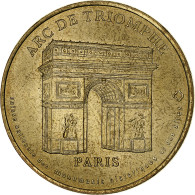 France, Jeton Touristique, Arc-de-Triomphe, 2001, MDP, Or Nordique, SUP - Autres & Non Classés