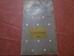 LANCÔME - Catalogue Et Tarif (28 Pages) - Catalogus