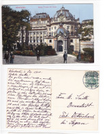 AK Wiesbaden Königliches Theater Mit Foyer 1910 Gebraucht #PA186 - Sonstige & Ohne Zuordnung