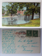 AK Chicago Illinois Duck Pond Washington Park 1911 Gebraucht #PA412 - Other & Unclassified