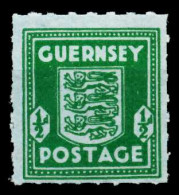 BES 2WK GUERNSEY Nr 4 Postfrisch X417F32 - Occupazione 1938 – 45