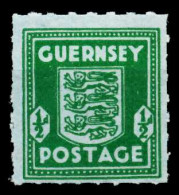 BES 2WK GUERNSEY Nr 4 Postfrisch X417F32 - Ocupación 1938 – 45