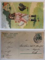 AK Fröhliche Ostern Stempel Cosel Oberschlesien 1907 Gebraucht #PC110 - Schlesien
