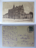 AK Liegnitz Niederschlesien Legnica Neues Rathaus 1912 Gebraucht #PC032 - Schlesien