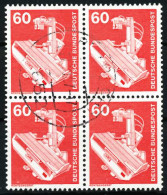 BRD DS INDUSTRIE U. TECHNIK Nr 990 Zentrisch Gestempelt VIER X66C50E - Used Stamps