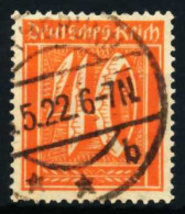 D-REICH INFLA Nr 163 Zentrisch Gestempelt X692962 - Used Stamps