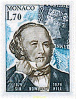 32446 MNH MONACO 1979 CENTENARIO DE LA MUERTE DE SIR ROWLAND HILL - Ongebruikt