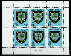 JERSEY HEFTCHENBLATT Nr HB 0-31 APR87 Postfrisch X6BE6BA - Jersey