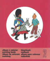 Tintin Album à Colorier N°2 1976 Neuf - Sonstige & Ohne Zuordnung