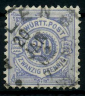 WÜRTTEMBERG AUSGABE VON 1875 1900 Nr 47a Gestempelt X7135F6 - Used