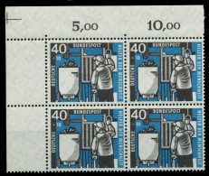 BRD 1957 Nr 273 Postfrisch VIERERBLOCK ECKE-OLI X792C6A - Ungebraucht