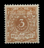 DEUTSCHES REICH 1889 99 KRONE ADLER Nr 45c Postfrisch G X7BD3AE - Ongebruikt