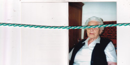 Josephine Vandenbroeck-Jansen, Betekom 1911, Zwijndrecht 2002. Foto - Overlijden