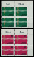 BRD BUND 1971 Nr 675-676 Postfrisch VIERERBLOCK ECKE-OR X7F99B2 - Unused Stamps