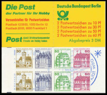 BERLIN MARKENHEFTCHEN Nr MH 12cboZ Postfrisch S638806 - Postzegelboekjes