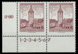 ÖSTERREICH Nr 1113cy SZ 1-7 Postfrisch WAAGR PAAR ECKE- X81932A - Andere & Zonder Classificatie