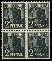 KONTROLLRAT ARBEITER Nr 943c Postfrisch VIERERBLOCK X820592 - Sonstige & Ohne Zuordnung