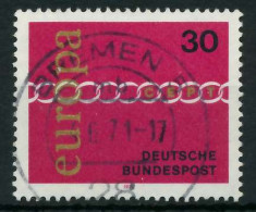 BRD BUND 1971 Nr 676 Zentrisch Gestempelt X83699A - Oblitérés