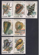 Tanzania 1992 Mi 1247-1253 MNH  (ZS4 TNZ1247-1253) - Conchas