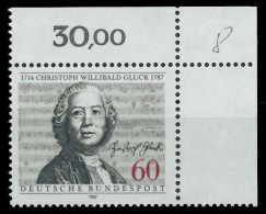 BRD 1987 Nr 1343 Postfrisch ECKE-ORE X8592CE - Unused Stamps