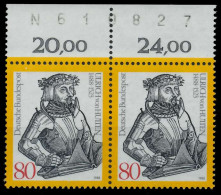 BRD 1988 Nr 1364 Postfrisch WAAGR PAAR ORA X85A52A - Ungebraucht