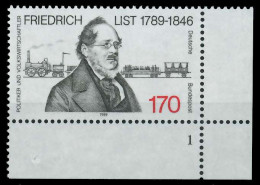 BRD 1989 Nr 1429 Postfrisch FORMNUMMER 1 X85BBC6 - Unused Stamps