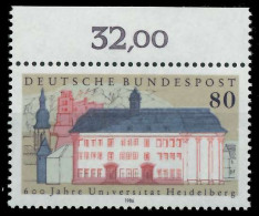 BRD 1986 Nr 1299 Postfrisch ORA X85EDFA - Unused Stamps