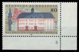 BRD 1986 Nr 1299 Postfrisch FORMNUMMER 3 X85EDFE - Unused Stamps