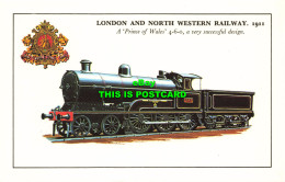 R569775 London And North Western Railway. 1911. Prince Of Wales. 4 6 0. Colourma - Autres & Non Classés