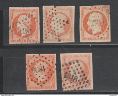 LOT De NUANCES Du N°16 TBE Et LUXE - 1853-1860 Napoleon III