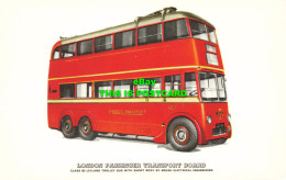 R569809 London Passenger Transport Board. Class B2 Leyland Trolley Bus. Tramcycl - Autres & Non Classés