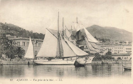 Ajaccio * Vue Prise De La Mer * Bateaux Voiliers * Corse Du Sud 2A - Ajaccio