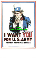 R570279 I Want You For U. S. Army Nearest Recruiting Station. Dalkeiths Classic - World