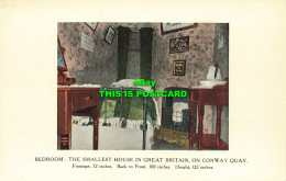 R583020 The Smallest House In Great Britain. On Conway Quay. Bedroom. R. Jones - Wereld