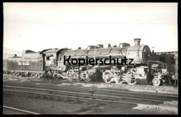 ALTE ORIGINAL POSTKARTE DAMPFLOK 3351 RIO GRANDE WESTERN USA LOKOMOTIVE Locomotive à Vapeur Steam Train Postcard Cpa AK - Stations - Met Treinen