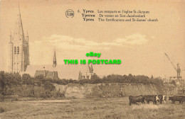 R583065 Ypres. The Fortifications And St. James Church. P. J. Flion - Monde