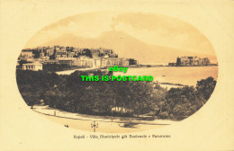 R583069 Napoli. Villa Municipale Gia Nazionale E Panorama. Trampetti E Migliacci - Monde