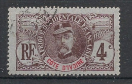 COTE D'IVOIRE - 1906 - N°YT. 23 - Faidherbe 4c Brun - Oblitéré / Used - Used Stamps