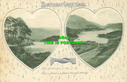 R583400 Birthday Greetings. Two Lakes. Multi View - Monde