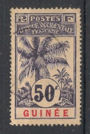 GUINEE - 1906 - N°YT. 43 - Palmier 50c Violet - Oblitéré / Used - Used Stamps