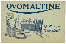Rare Document 12 Pages - OVOMALTINE - 1923 - Très Illustré (AvdA) - 20,5 X 13,5 Cm - TBE/GP80 - Publicités