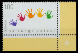 BRD 1996 Nr 1869 Postfrisch ECKE-URE S7991F6 - Unused Stamps