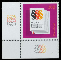 BRD 1996 Nr 1874 Postfrisch ECKE-ULI X8678E2 - Unused Stamps