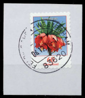 BRD DS BLUMEN Nr 3046 Zentrisch Gestempelt Briefstück X868BEE - Gebraucht