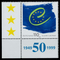 BRD BUND 1999 Nr 2049 Postfrisch ECKE-ULI X86B7A6 - Unused Stamps