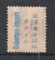 INDOCHINE - 1912 - N°YT. 60 - Grasset 05 Sur 15c - VARIETE Surcharge Uebersee Import Au Verso - Oblitéré / Used - Used Stamps