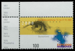 BRD 2000 Nr 2089 Postfrisch ECKE-OLI X86D24A - Neufs