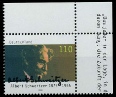 BRD 2000 Nr 2090 Postfrisch ECKE-ORE S7B907E - Unused Stamps