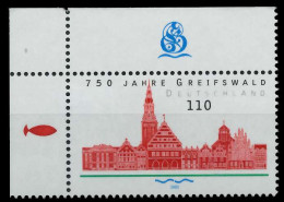 BRD 2000 Nr 2111 Postfrisch ECKE-OLI S7B922E - Unused Stamps