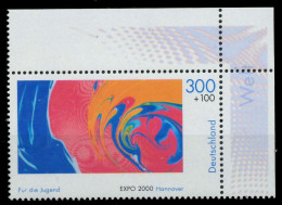 BRD 2000 Nr 2122 Postfrisch ECKE-ORE X86D576 - Unused Stamps